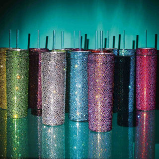Sparkle Straus Tumbler - Boutique Bella BellaTumbler