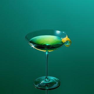 Teal Champagne Colored Coupe Glasses Set Of 2 By Elegant Mimosa Bar Glasses Ideal Fo