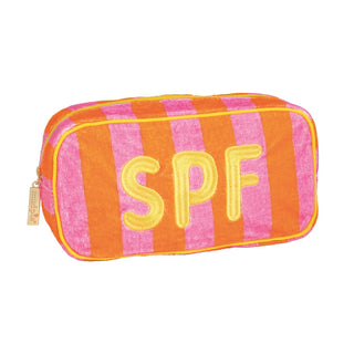 SPF Terry Cloth Pouch - Boutique Bella BellaToiletry Bag