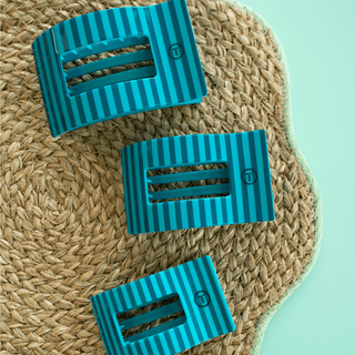 Splash Zone | Medium | Flat Rectangle Hair Clip - Boutique Bella BellaHair Clip