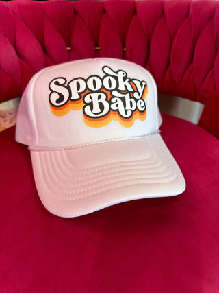 Spooky Babe Trucker Hat - Boutique Bella Bellatrucker hat