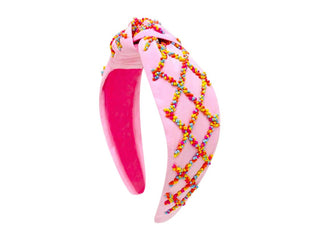 Sprinkle Headband - Pink - Boutique Bella BellaDistress