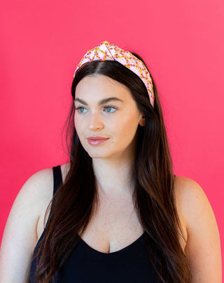 Sprinkle Headband - Pink - Boutique Bella BellaDistress