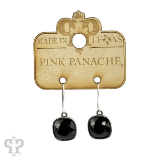 Square crystal earring with 12mm crystals from Swarovski® - Boutique Bella BellaEarrings