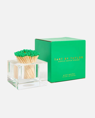 Square Match Striker - Green Matches - Boutique Bella BellaMatches