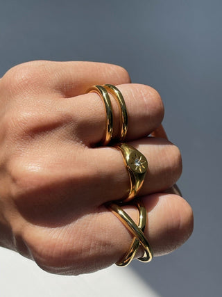 Star Signet Ring - Boutique Bella BellaRing