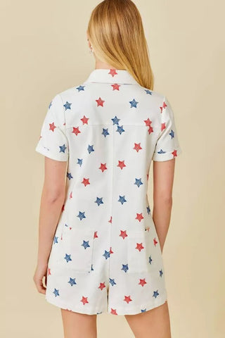 Star - Spangled Cutie Romper - Boutique Bella BellaRomper