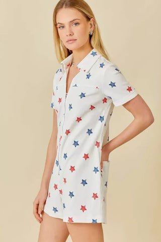 Star - Spangled Cutie Romper - Boutique Bella BellaRomper