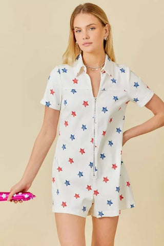 Star - Spangled Cutie Romper - Boutique Bella BellaRomper