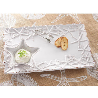 Starfish Chip N Dip Tray - Boutique Bella BellaServing Tray