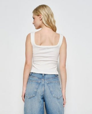 Starfish Kiss Ribbed Tank - Off White - Boutique Bella BellaTank Top