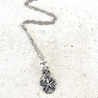 Starfish sea star ocean beach shell mermaid resort jewelry: Long star fish - Boutique Bella BellaNecklace