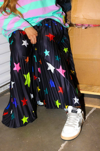Stars Are Blind Pleated Maxi Skirt - Boutique Bella Bellamaxi skirt