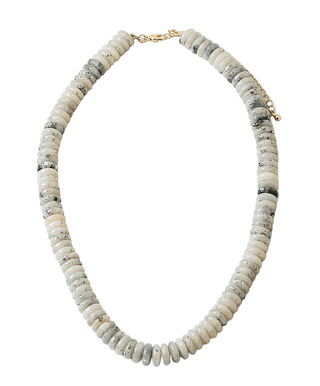 Statement Beaded Necklace - Grey - Boutique Bella BellaNecklaces