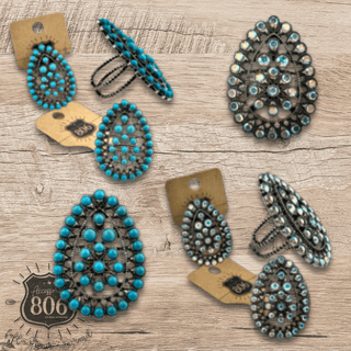 Statement teardrop adjustable ring - Boutique Bella BellaRings