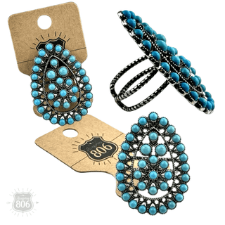 Statement teardrop adjustable ring - Boutique Bella BellaRings