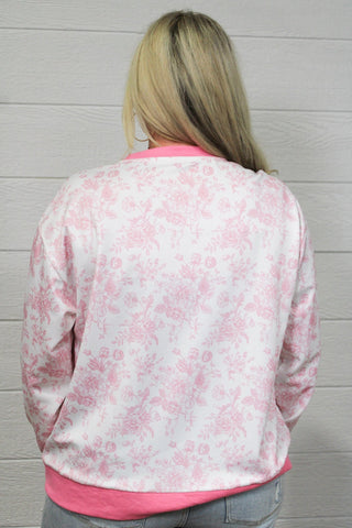 Stella Sweatshirt - Pink - Boutique Bella BellaSweatshirt