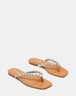 Steve Madden Marble Silver Rhinestones - Boutique Bella Bellasandals