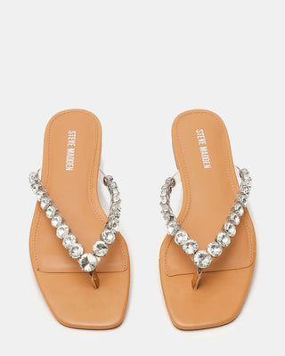 Steve Madden Marble Silver Rhinestones - Boutique Bella Bellasandals