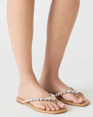 Steve Madden Marble Silver Rhinestones - Boutique Bella Bellasandals
