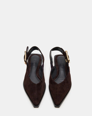 Steve Madden Shay Brown Suede - Boutique Bella Bellaflats