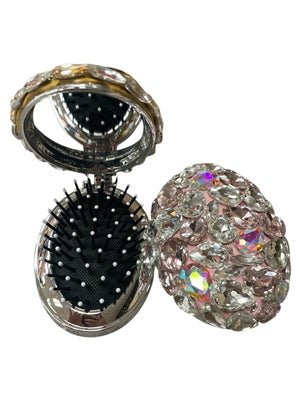 STONE BRUSH & MIRROR Oval - Boutique Bella BellaHairbrush