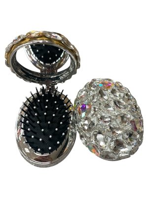 STONE BRUSH & MIRROR Oval - Boutique Bella BellaHairbrush