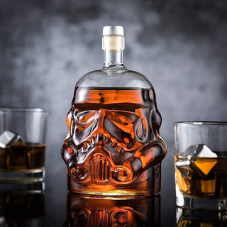 Stormtrooper Bottle Decanter Starwars Storm Trooper Whiskey Carafe For Whiskey Vodka And Wine 680ML - Boutique Bella Bella