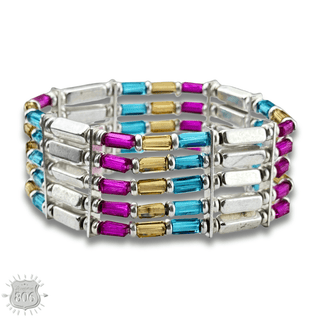 Stretch tube bead bracelet - Boutique Bella BellaBracelets