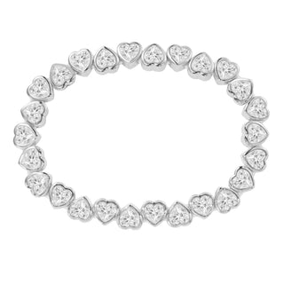 Stretchy Bezel Heart Bracelet - Boutique Bella BellaBracelet