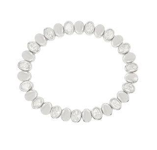 Stretchy Oval CZ Bracelet - Boutique Bella BellaBracelet