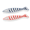 Stripe Fish Trinket Dish - Boutique Bella BellaDecorative Bowl
