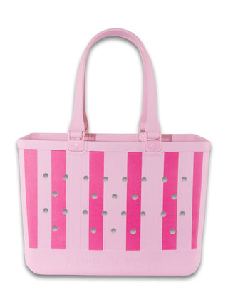 Striped Berry Tote - Boutique Bella BellaTote Bag