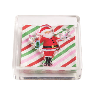 Stripes Holiday Bar Napkin Caddy Set - Boutique Bella BellaChristmas