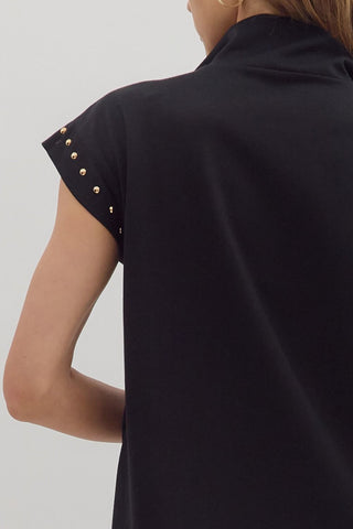 Stud & Sleek Dress - Boutique Bella BellaDRESS