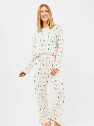 Sugar Plum Dream PJ Pant Set - Boutique Bella Bellapajama set