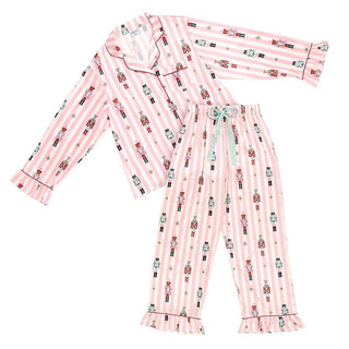 Sugar Plum Ruffle Pajama Set - Boutique Bella BellaPajamas