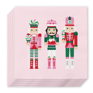 Sugar Plum Soldiers Cocktail Napkins - Boutique Bella BellaNapkins
