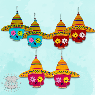 Sugar skull earring, last call - Boutique Bella BellaEarrings
