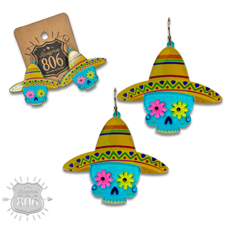 Sugar skull earring, last call - Boutique Bella BellaEarrings