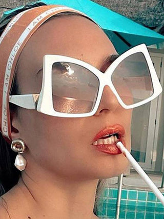 Sun - Protection Geometric Sunglasses Accessories - Boutique Bella BellaSunglasses