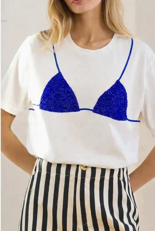 Sun, Sand, Sparkle… Repeat T-Shirt - Blue - Boutique Bella BellaT-Shirt