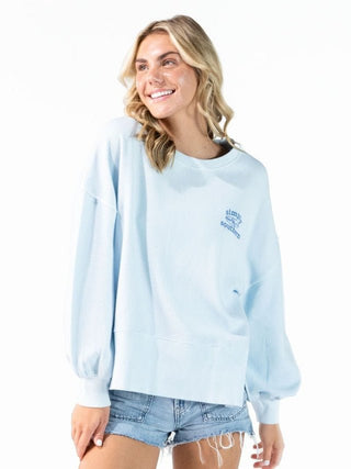 Sun, Surf, & Sand Long Sleeve Crew - Boutique Bella Bellashirt