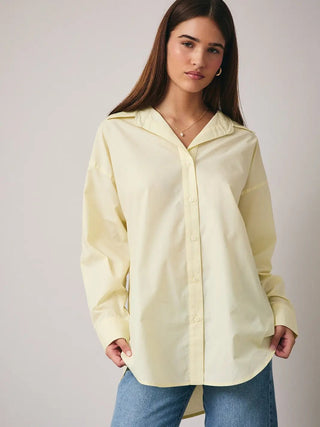 Sunlit Butter Blouse - Boutique Bella BellaButton - Up