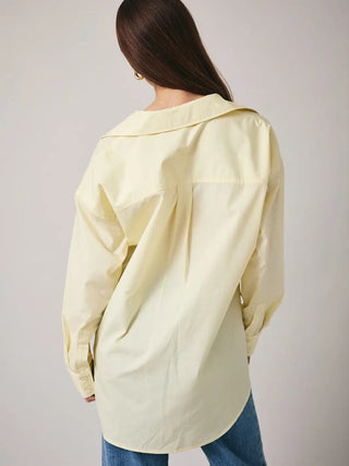 Sunlit Butter Blouse - Boutique Bella BellaButton - Up