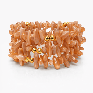 Sunset Coral Wrap Bracelet - Boutique Bella BellaBracelet