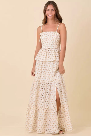 Sunset Whispers Eyelet Set - Boutique Bella BellaSets