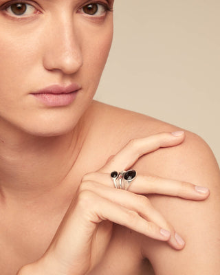 Sunshine - Ring with Crystals with Different Sizes - Boutique Bella BellaUno De 50 - Ring