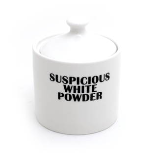 Suspicious White Powder Sugar Bowl - Boutique Bella BellaKitchen