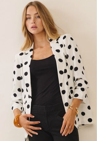 Sweet Spot Collared Blazer - Boutique Bella BellaBlazer